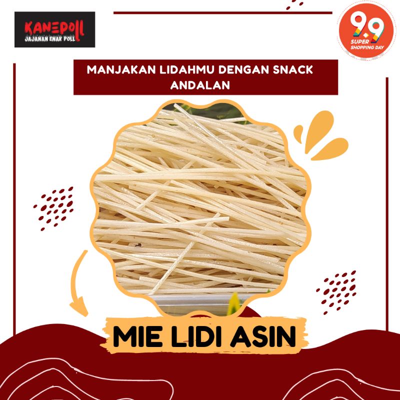 

MIE LIDI ASIN (KEMASAN BOX) - JAJANAN ENAK POLL