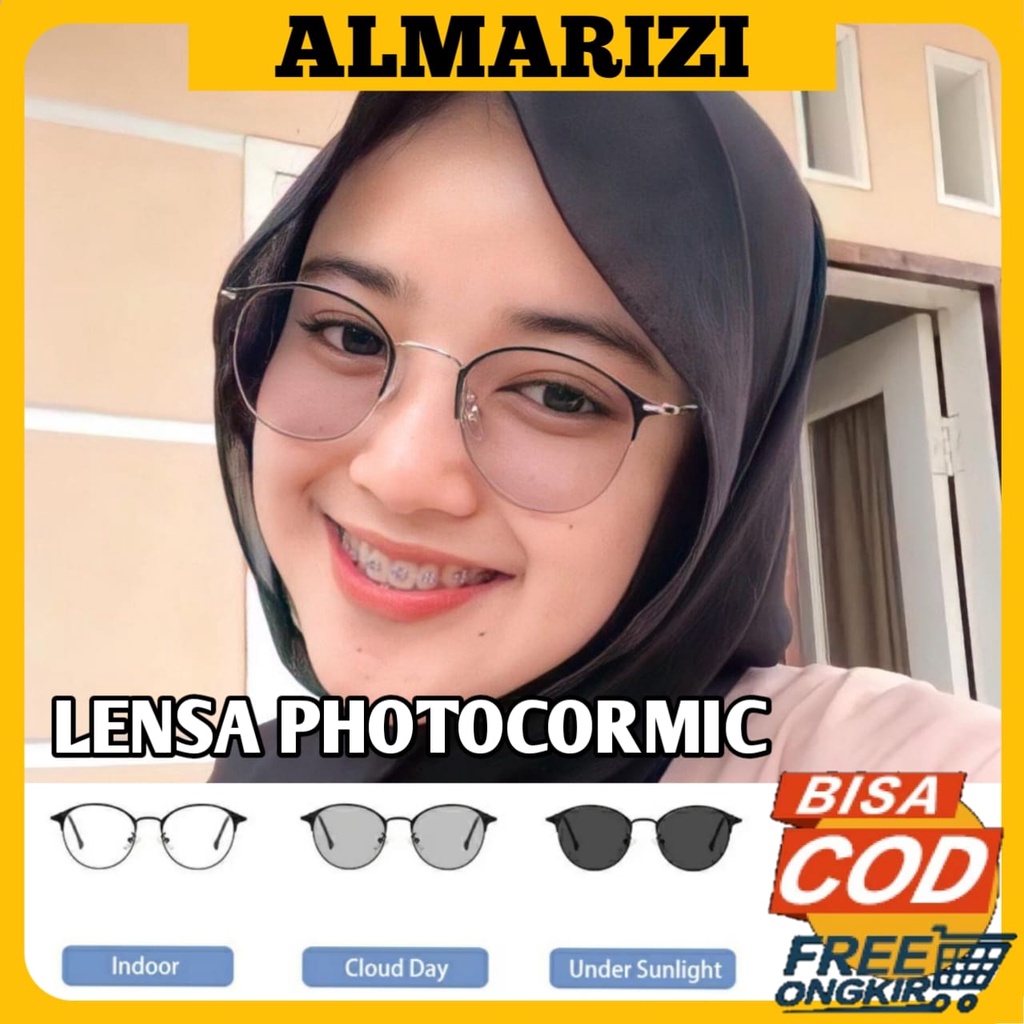 [PROMO] LENSA PHOTOCROMIC KACAMATA BERUBAH WARNA GRATIS BOX DAN LAP