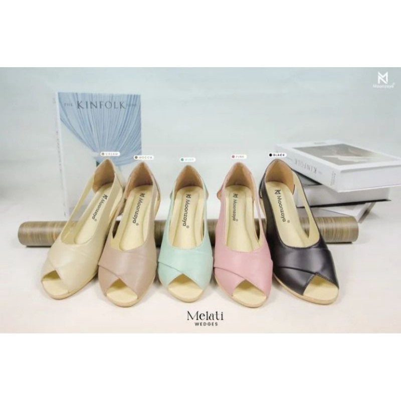 Wedges Melati by Moonzaya Id || Sepatu wanita murah
