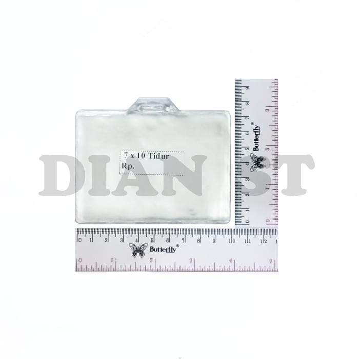 

Limited Plastik Name Tag / Id / Panitia Melintang 7 X 10 / 7X10 (100 Lembar) Promo