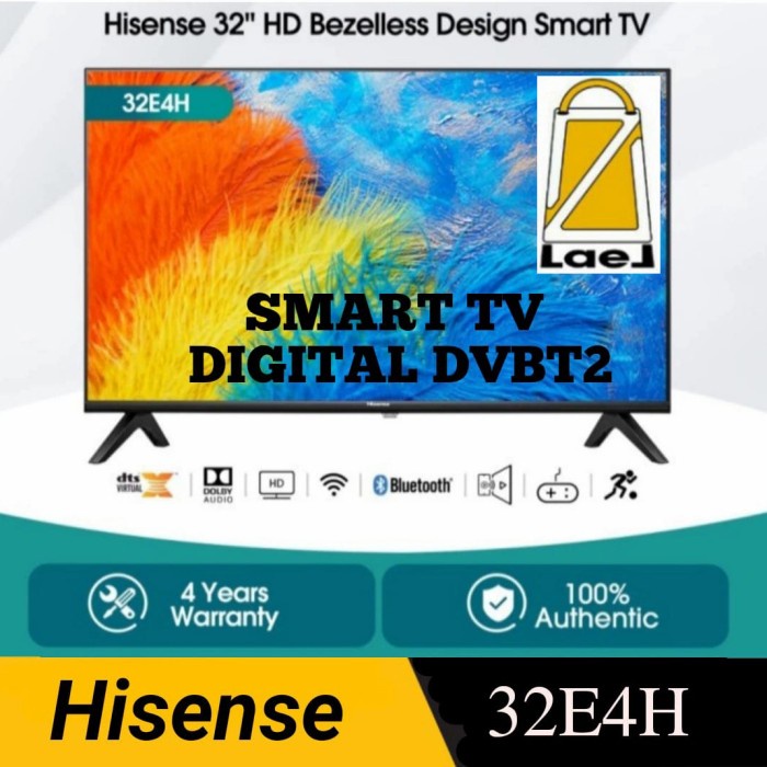 adrianisalsabila - SMART TV 32 INCH HISENSE 32E4H HD DIGITAL TV 32" LED tv 32 digital