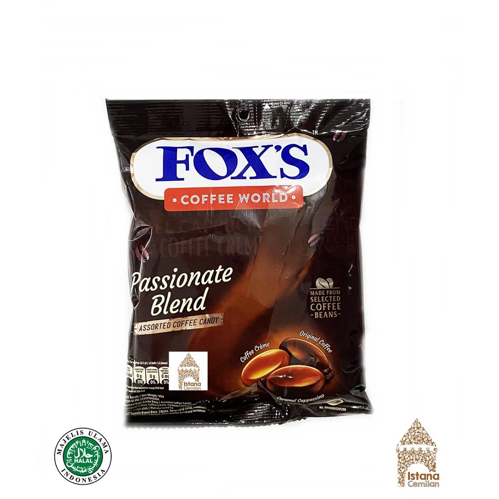 FOX'S / Foxs Coffee World Passionate Blend Permen Kopi 90 Gram