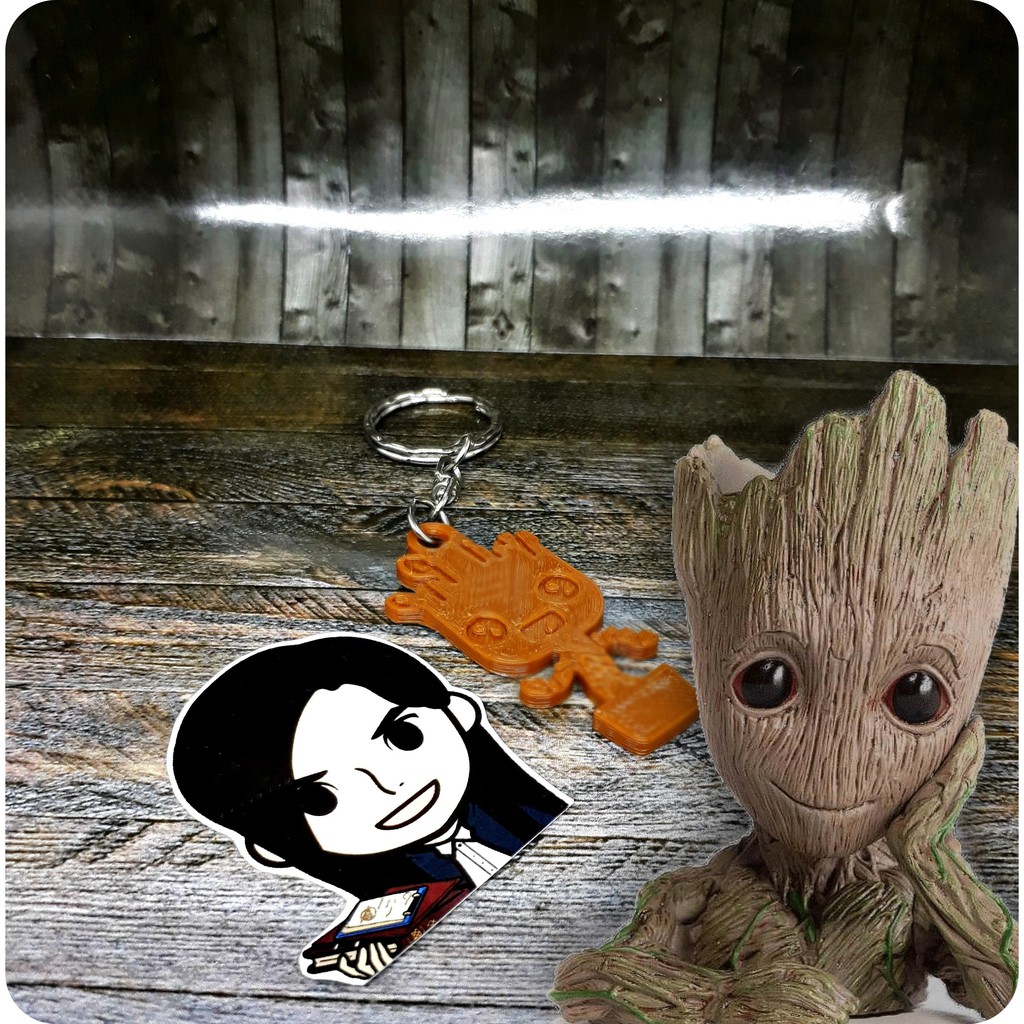 Keychain Motif Baby Groot | Gantungan Kunci Anak