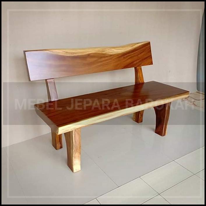 Jual Kursi Bangku Bangko Teras Santai Kayu Solid Trembesi Meh Suar 2