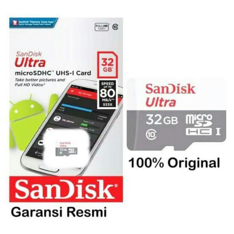 Micro sd sandisk 32gb