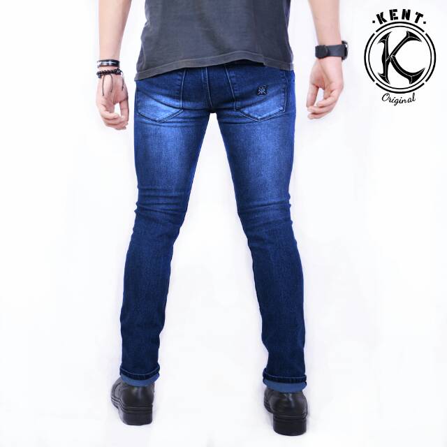 Kent Celana Panjang Jeans Biowash Navy Misty