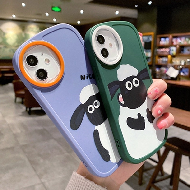Soft Case TPU Motif Kartun Untuk iPhone 13 12 11 Pro Max Xr X Xs Max Se 2020 7P 8P 7 8P