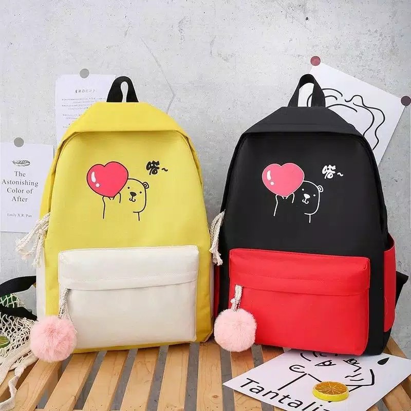 [LOKAL] POKY - Tas FIKA LOVE Ransel Wanita /TAS Wanita