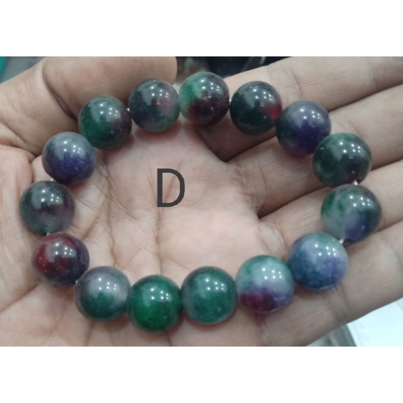 C101. Gelang batu giok natural kesehatan