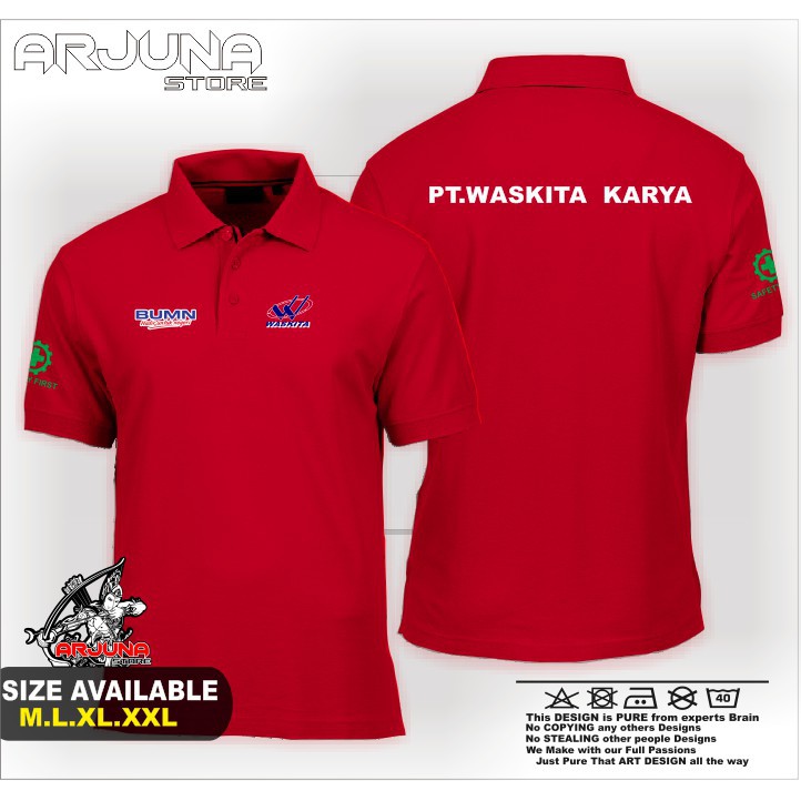 POLOSHIRT / KAOS POLO BUMN PT WASKITA KARYA V2 TERBARU