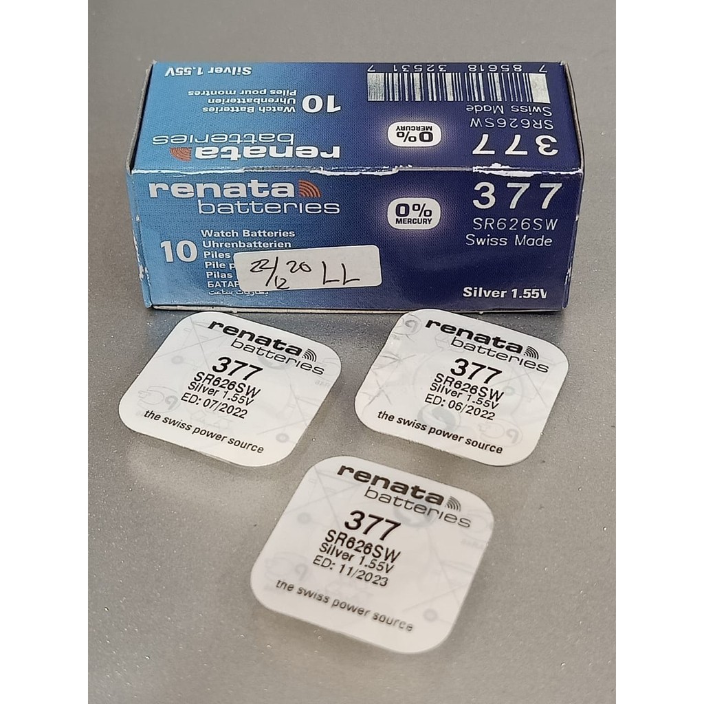 RENATA SR626 377 626 batray RENATA SR626SW RENATA 377 364 621 SR621SW ORIGINAL