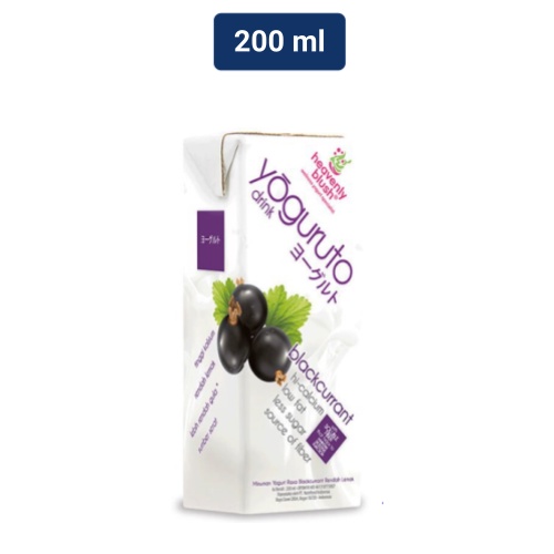 

Heavenly Blush Yoguruto Yogurt Drink Blackcurrant 200 ml