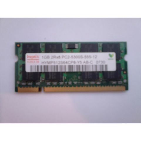 Ram sodimm ddr2, 1gb, pc2-5300 (for laptop)