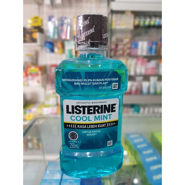 Listerine Cool Mint 100ml &amp; 250ml/ Larutan Kumur/ Bau Mulut