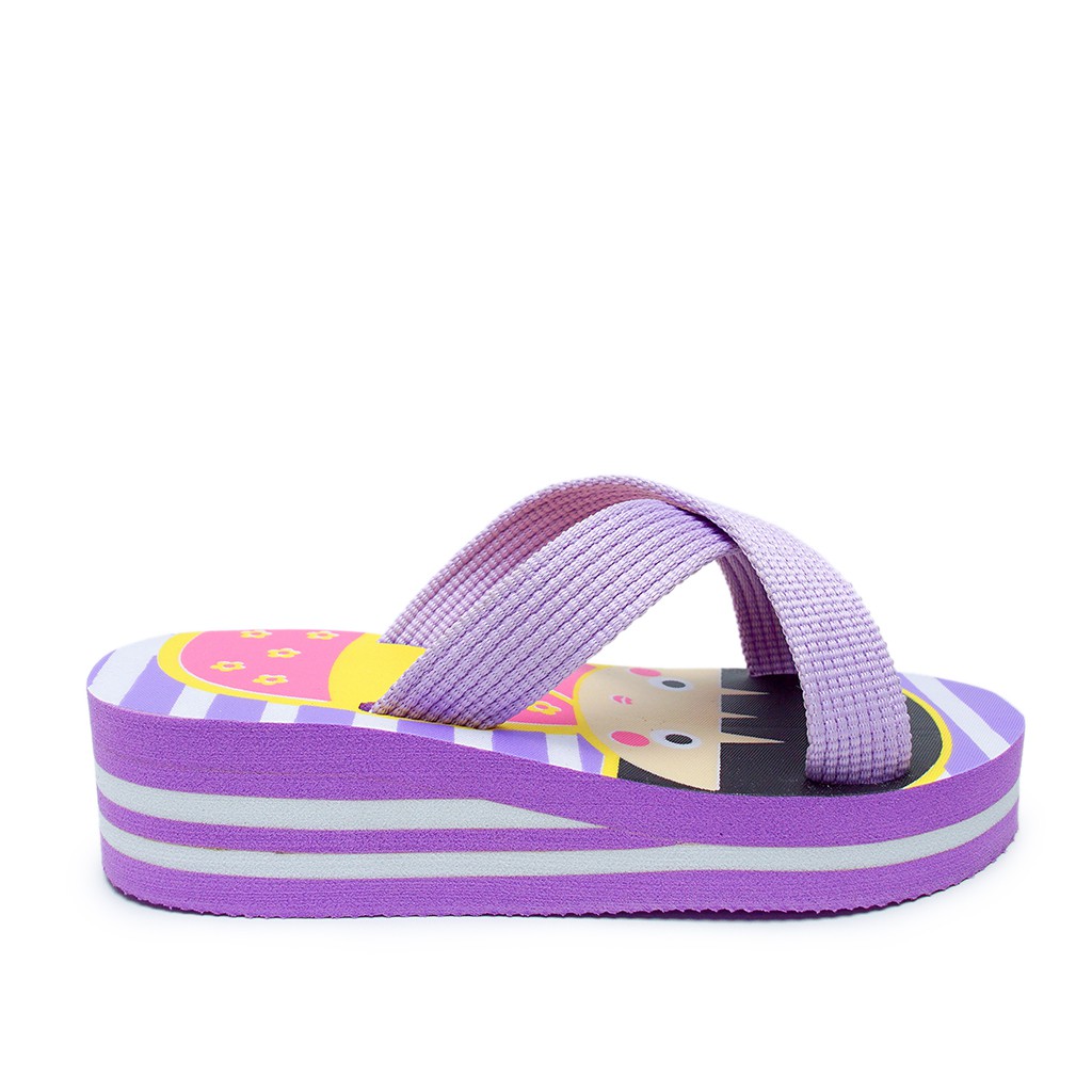 DNOIR Sandal Anak Perempuan SELOP2530 UNGU