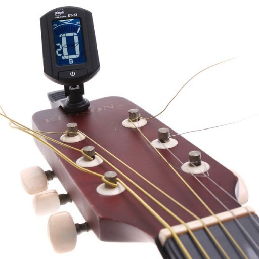 Tuner Guitar Eno ET-33 Clip-on Tuning for Gitar, Bass, Ukulele