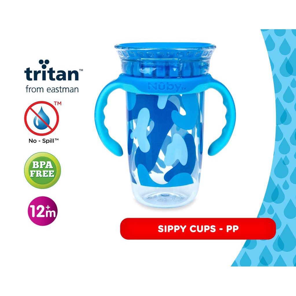 Nuby - Smart 360 Cup with Hygienic Cover 300ml