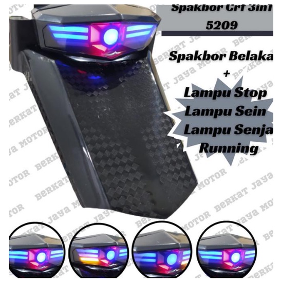 STOP LAMP BELAKANG plus sparkboard lampu stop belakang 3 IN 1 CRF 150 L 5209