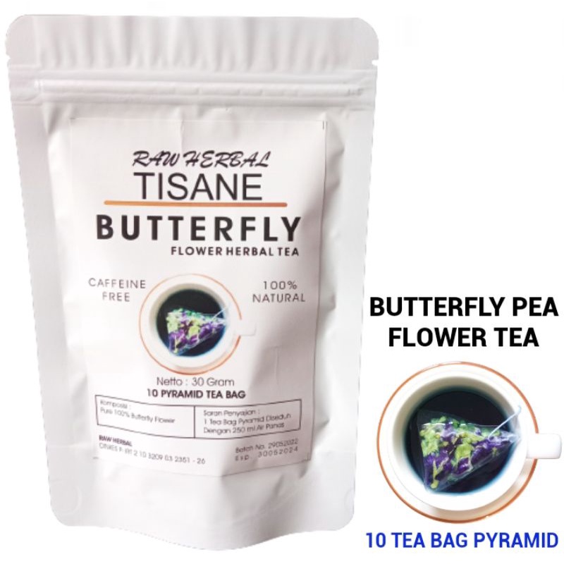 Butterfly Pea Flower Tea / Pyramid Tea Bag (3gr x 10 Tea Bag Pyramid)