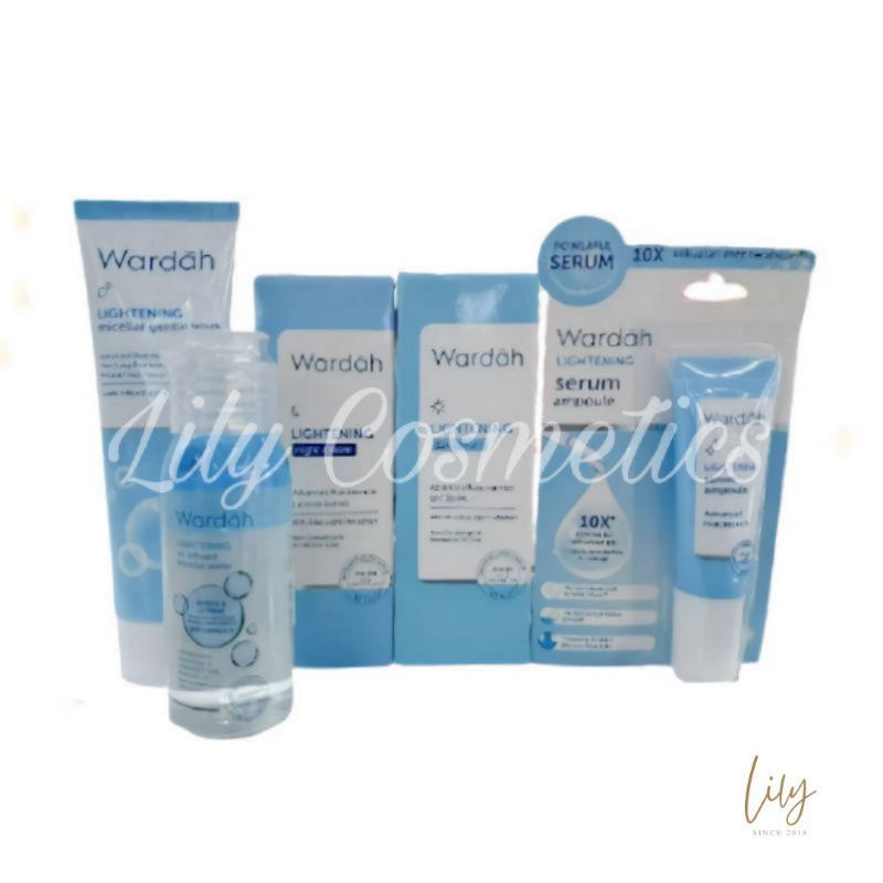Wardah Lightening Series Set - 5 in 1 Brightening