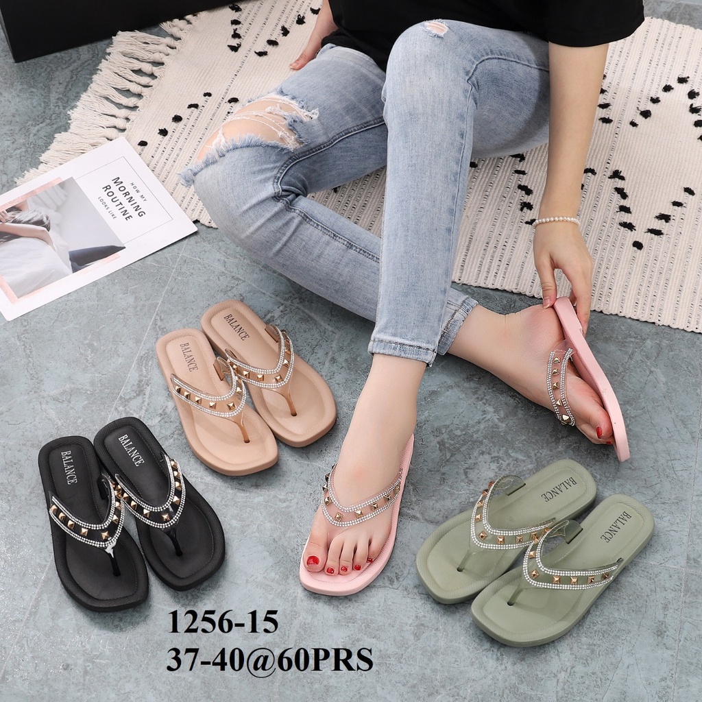 SANDAL JEPIT BALANCE 1256 15 SENDAL IMPORT JELLY BENING MUTIARA ELEGANT 100% ORIGINAL BLC AWET SOL NYAMAN ANTI SLIP