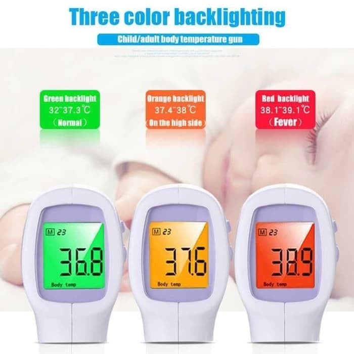 Termurah Termometer LCD Digital Infrared Thermometer Bayi Dahi Suhu Tubuh