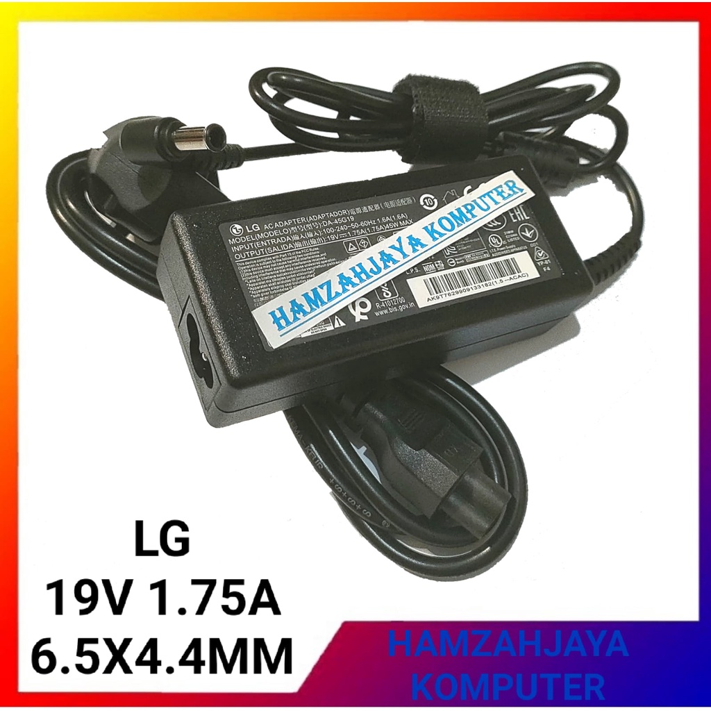 Charger adapter 19V 1.7A lcd LG MONITOR