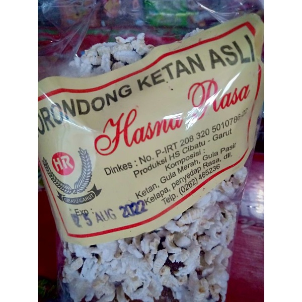 

Borondong ketan Asli khas garut 250gr