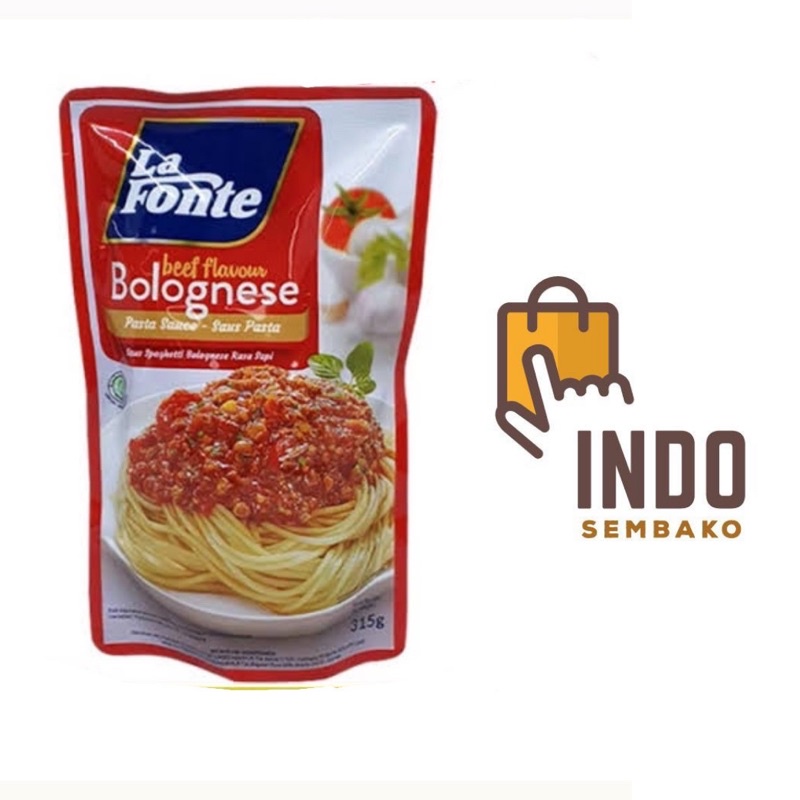 Saus Bolognese La Fonte 315g / Saus Pasta Lafonte Bolognese 315g / Saus lafonte 315g