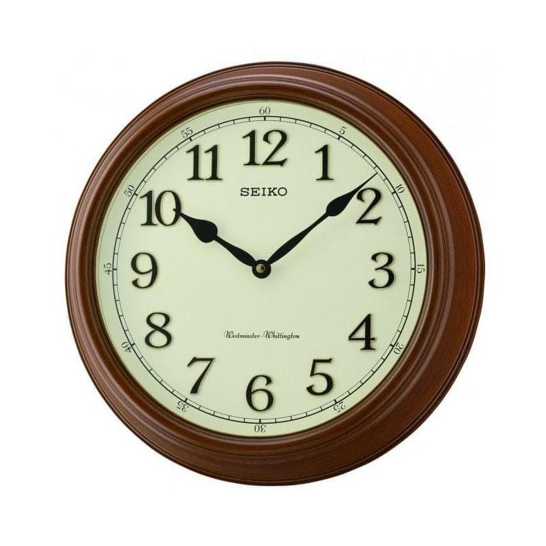 Diskon Jam Dinding Kayu Seiko Qxd214B Original Dual Chime Bestseller Qxd214 Trendi