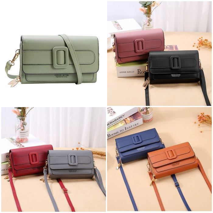 BJ31947 - BLACK/BLUE/BROWN/GRAY/GREEN/PINK - DOMPET PANJANG TAS WANITA FASHION IMPORT MODIS ELEGAN TERMURAH TERLARIS TERBARU BAGSTORE JAKARTA TAS BATAM LT1947 JTF39981 EL5562 BQ3378