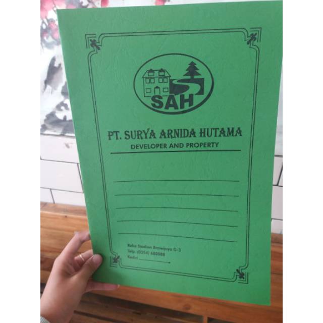 MAP KERTAS (STOF MAP) SABLON + DESAIN CUSTOM