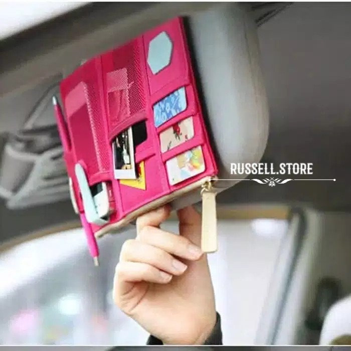 Tempat Kartu E-Toll Sunvisor Mobil