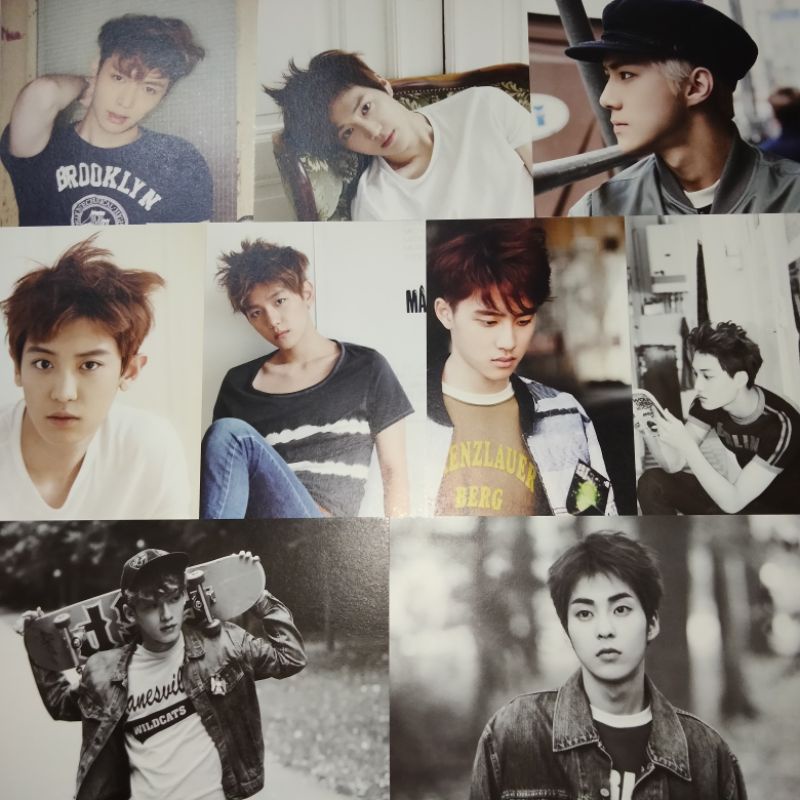 [2 pcs] EXO Official Die Jungs Postcards