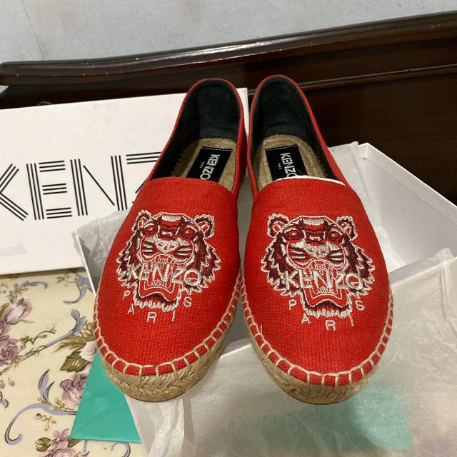Preloved kenzo espadrilles red