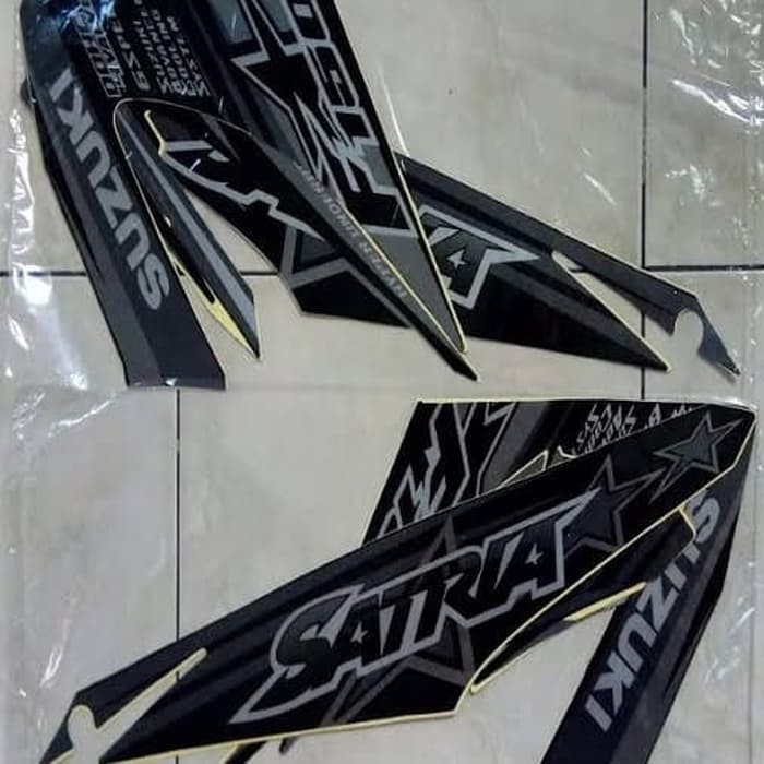 List Satria fu facelift / striping satria fu facelift 2014 hitam
