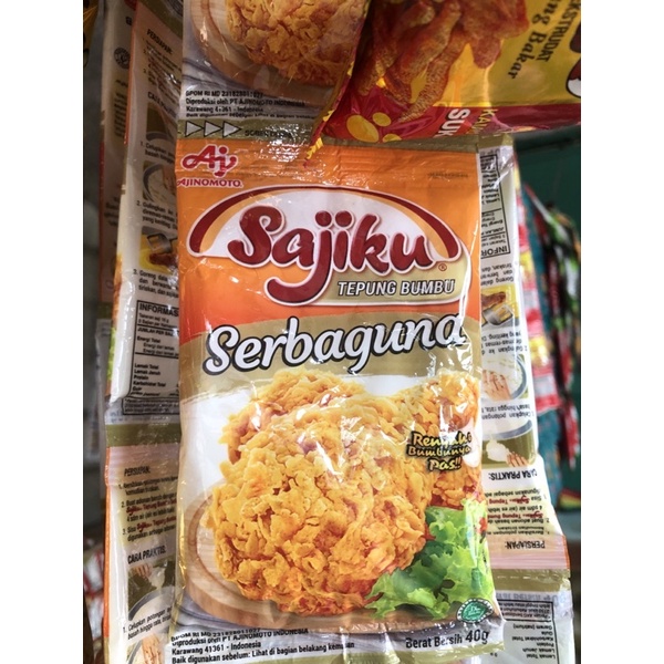 

Sajiku Tepung Bumbu Serbaguna Ajinomoto 40gram