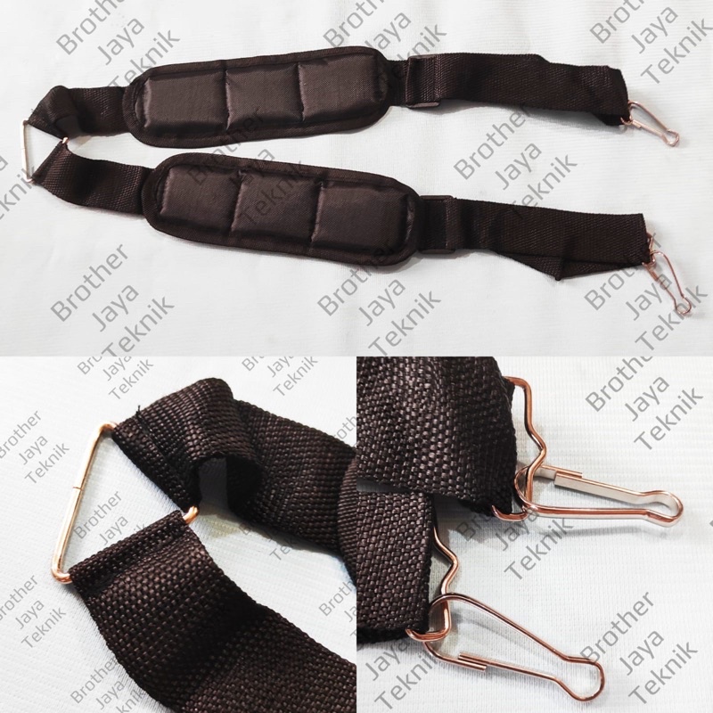 BG328 FR3001 SHOULDER BELT TALI GENDONG HITAM MESIN PEMOTONG RUMPUT 2TAK MURAH BAGUS
