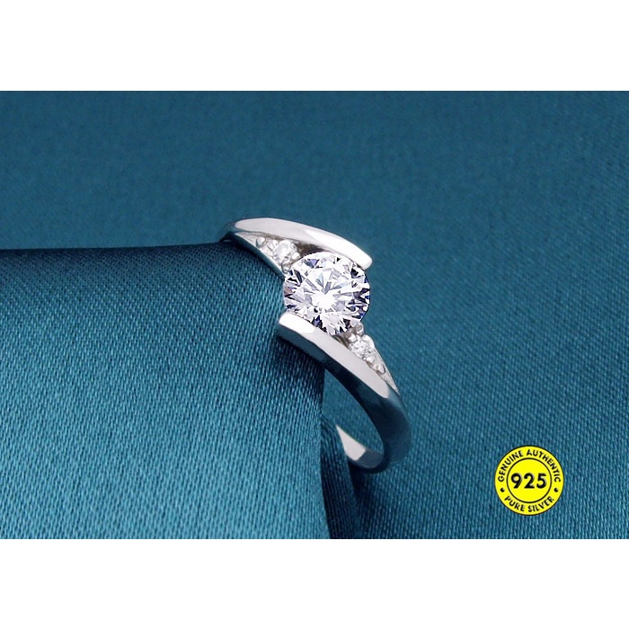 S925 Silver Ring for Female Korean Jewelry Fashion Couple