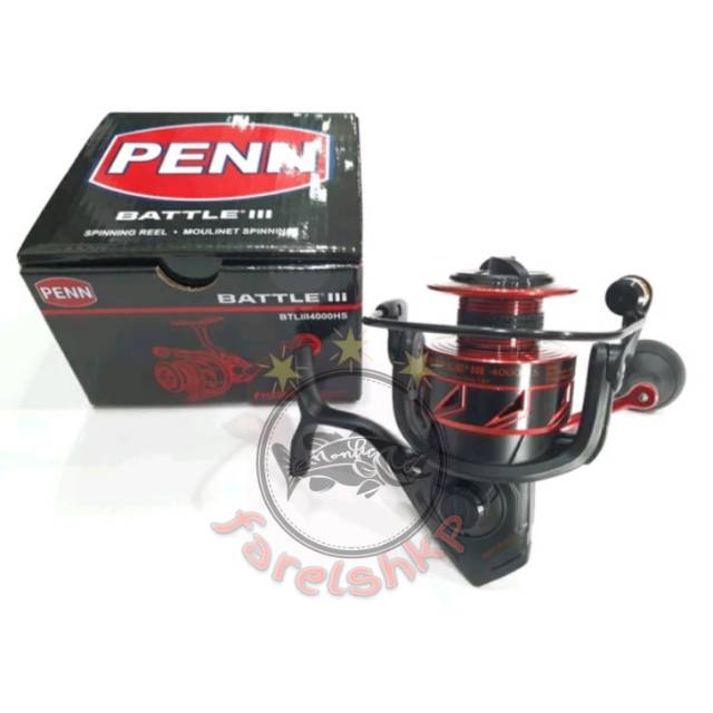 Reel penn battle III 4000HS power handle high spedd