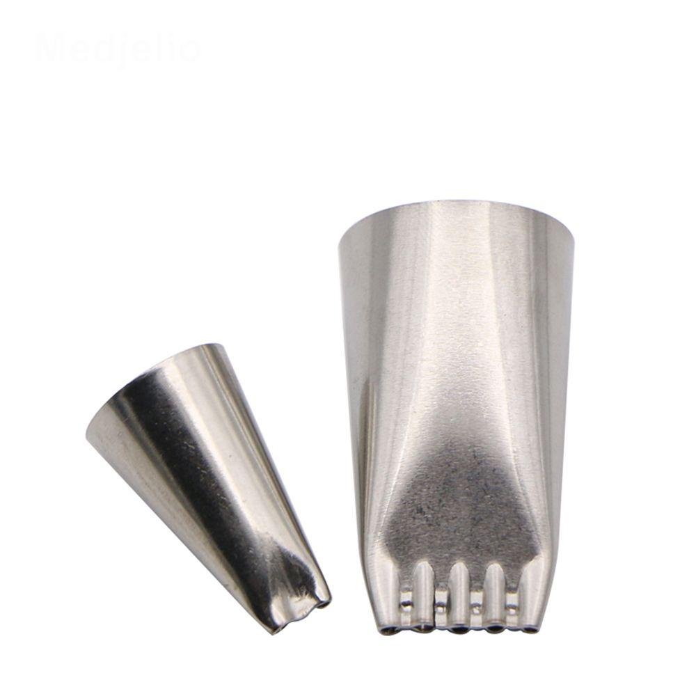 Populer 1/2PCS Nozzle Kue Home Bake Piping Gambar Garis Stave Sheet