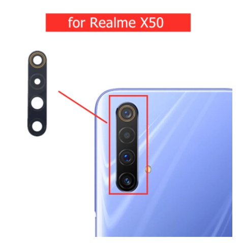 Camera Lens Lensa kamera kaca kamera belakang Realme x50