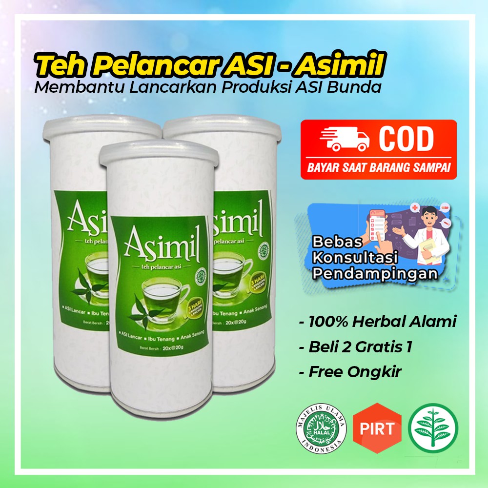 Jual Paket Herbal Pelancar ASI Booster Asimil Teh Celup Alami Dari ...