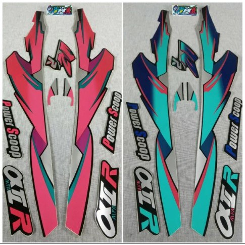 STRIPING STICKER MOTOR YAMAHA ALFA 1995