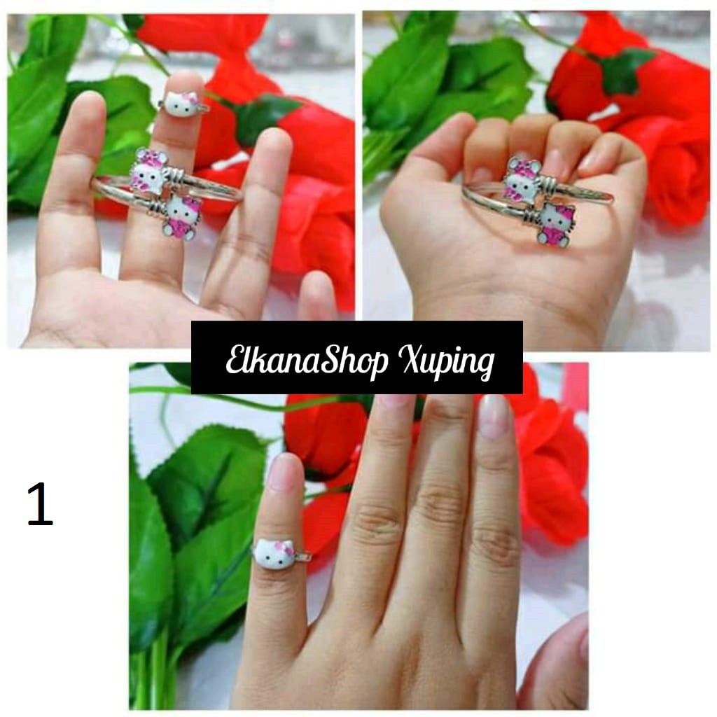 Gelang Anak benggel Free Cincin Xuping /elkanashop