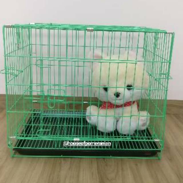 Kandang lipat besi anjing kucing kelinci / kandang besi pagar dog cat cage