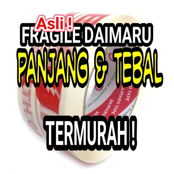 

Special Lakban - Isolasi Fragile Daimaru pecah belah Spesial