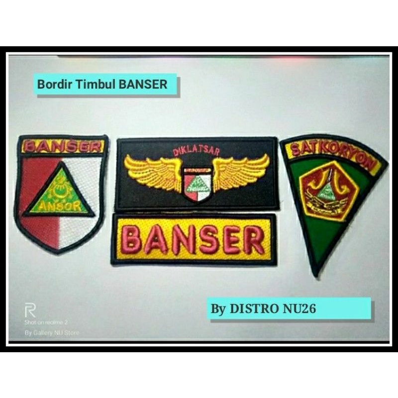 BORDIR TIMBUL BANSER/BETGE PDL BANSER /BORDIR 3D BANSER