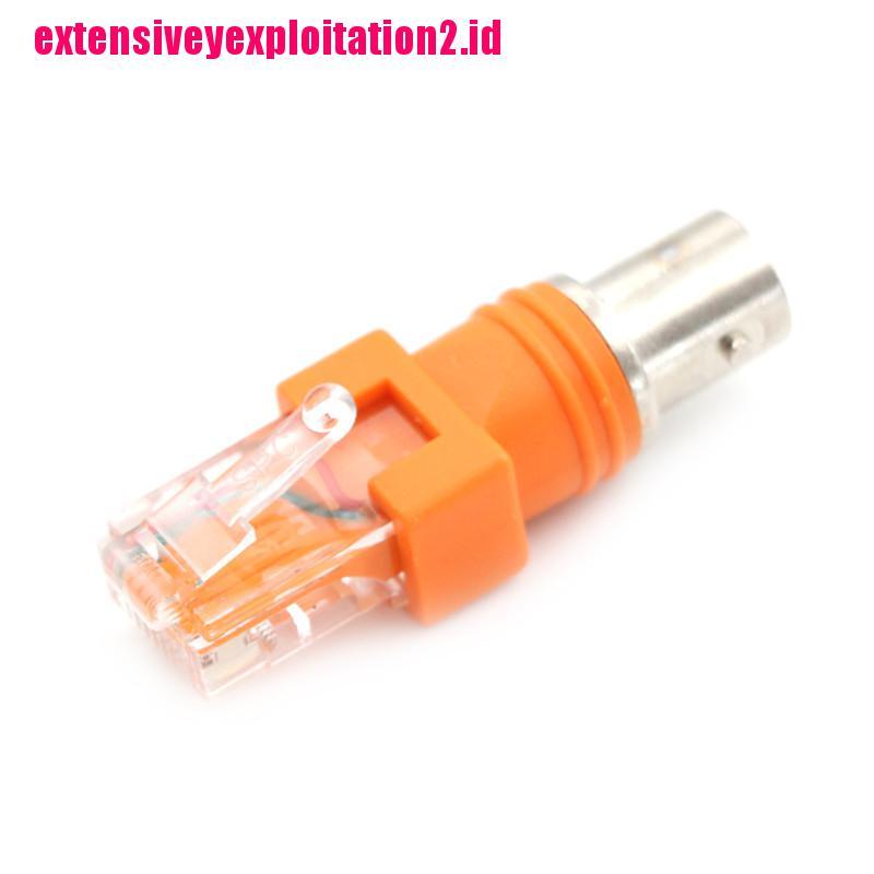 &lt; E2id &amp; &gt; Adaptor Konektor RJ45 Male Ke RF Female