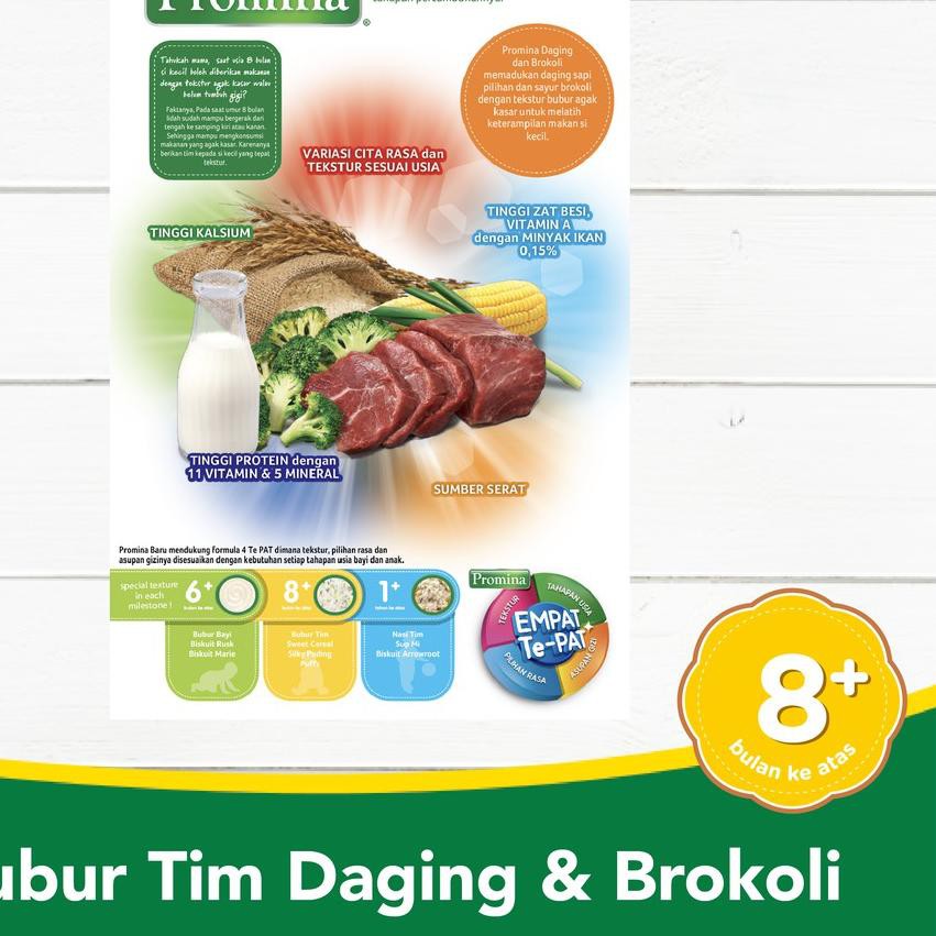 

>jp-0430!! Promina BTI Daging & Brocoli Box 100 g x 1 Pcs Termurah